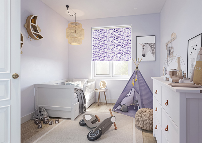 Royal Realm, Lavender - Twist&Fit Roller Blind - Image 7